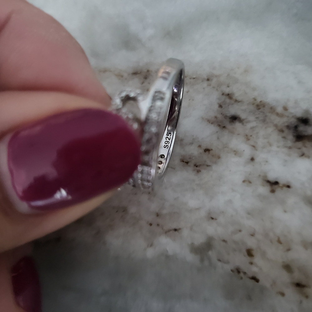 Elegant 925 Silver Crown Ring - image 3